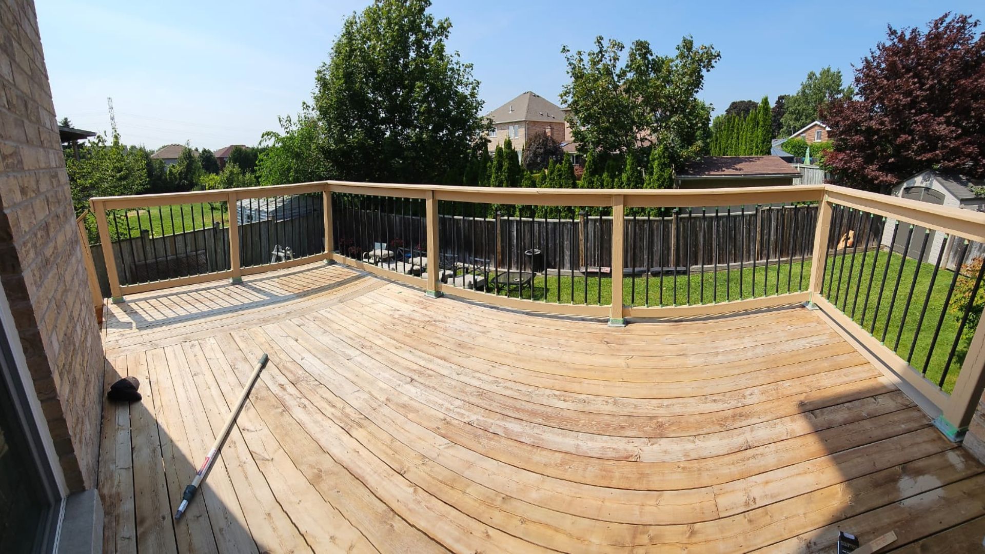 Deck and fence project by TurnKey Renovations & Design